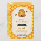 のまわりにシャワー誕生日ブライダルの招待 招待状 (正面/裏面)