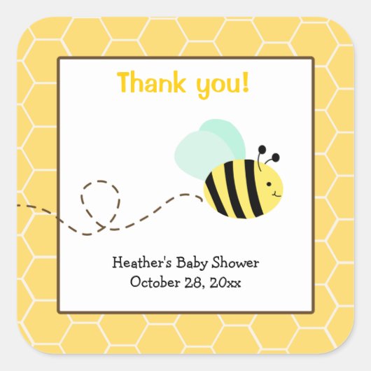 のまわりにスクエアベストスティッカー スクエアシール (正面)