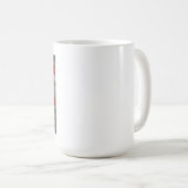 のまわりにステンドグラス鮮やかケシの花眼 コーヒーマグカップ (正面右)