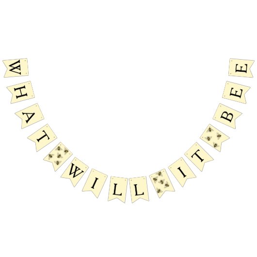 のまわりにテーマベビービーシャワー バンティングフラッグ (全)