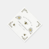 のまわりにテーマ誕生日パーティー スタンダードカクテルナプキン (角)