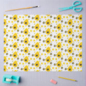 のまわりにハイブパターン 薄葉紙 (クラフト)