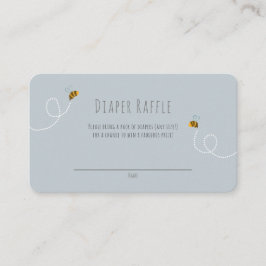 のまわりにハニーベア男女兼用ベビーシャワー エンクロージャーカード