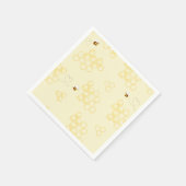 のまわりにハネコムミニマル誕生日 スタンダードカクテルナプキン (角)