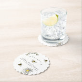 のまわりにバースデーパーティーカスタムコースター ペーパーコースター (インサイチュ)