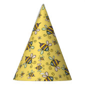 のまわりにパターン パーティーハット (左)