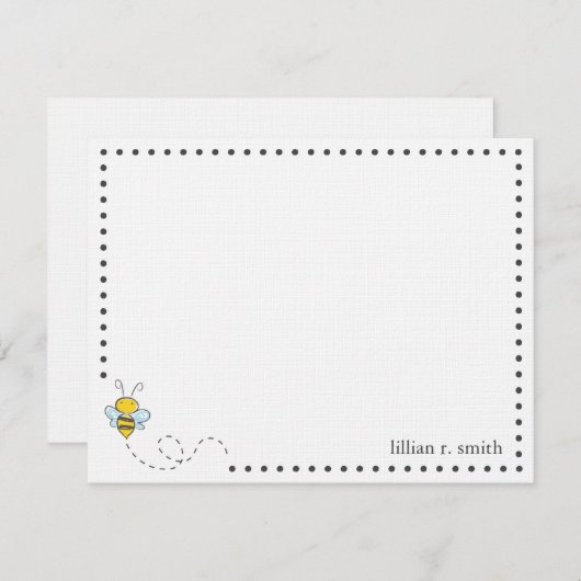 のまわりにパーソナライズされたメモカード ノートカード