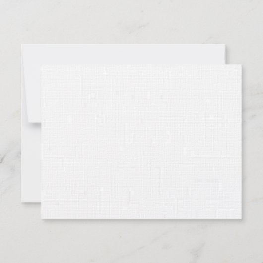 のまわりにパーソナライズされたメモカード ノートカード (裏面)