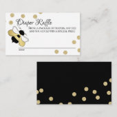 のまわりにベビーおむつラッフル エンクロージャーカード (正面/裏面)