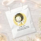 のまわりにベビーシャワー優先バッグ フェイバーバッグ (クリップ留めされた状態)