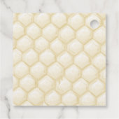 のまわりにベビーシャワー優先メッセージカード フェイバータグ (裏面)