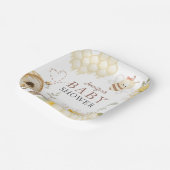 のまわりにベビーシャワー紙プレート ペーパープレート (傾斜あり)