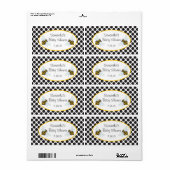 のまわりにボトル用ラベル ラベル (フルシート)