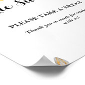 のまわりにボード赤ちゃんシャワーお気に入りサイン ポスター (角)