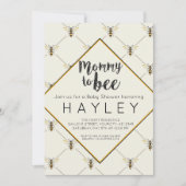 のまわりにヴィンテージモムマットビーシャワー招待状 招待状 (正面)