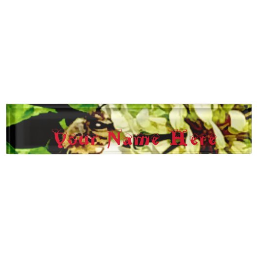 のまわりに名プレート デスクネームプレート (正面)