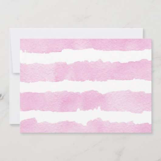 のまわりに娘1歳のピンク色のヒマワリ 招待状 (裏面)