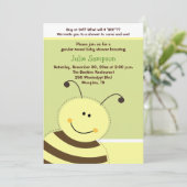 のまわりに性別が赤ちゃんシャワー招待状を5時間365日 招待状 (スタンド正面)