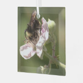 のまわりに捕集花粉ガラスオーナメント ガラスオーナメント (正面左)