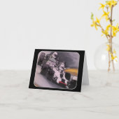 'のまわりに曲げ'絵画の上の カード (黄色い花)