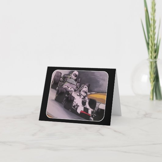 'のまわりに曲げ'絵画の上の カード (正面)