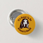 のまわりに犬 缶バッジ (正面&裏面)