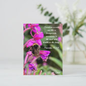 のまわりに聖書の詩 – はがき (スタンド正面)