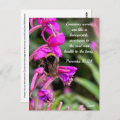 のまわりに聖書の詩 – はがき (正面/裏面)