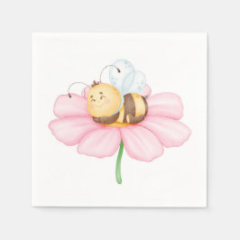 のまわりに花 スタンダードカクテルナプキン