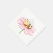 のまわりに花 スタンダードカクテルナプキン (角)