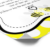 のまわりに言わないベビー – 赤ちゃんシャワーゲーム ポスター (角)