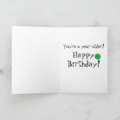 のまわりに誕生日カード カード (内部)