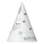 のまわりに誕生日パーティーカラーオシャレパーティーハット パーティーハット (左)