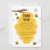 のまわりに誕生日会サンキューノート 招待状 (正面)