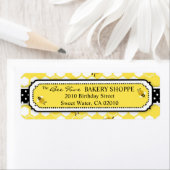 のまわりに返品ラベル ラベル (インサイチュ)