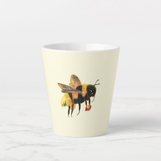 のまわりに運の花粉小ラテマグカップ カフェラテマグ (正面)