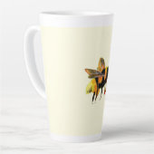 のまわりに運花粉 カフェラテマグ (左アングル)