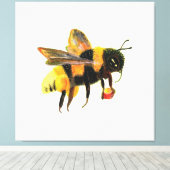 のまわりに運花粉 キャンバスプリント (インサイチュ (ウッドフロア))