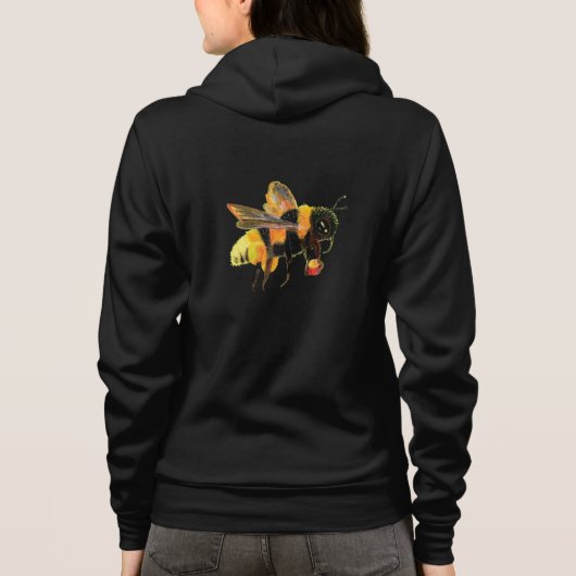 のまわりに運花粉 パーカ (裏面)