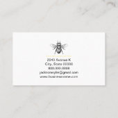 のまわりに金ゴールドプロフェッショナル 名刺 (裏面)