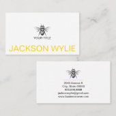 のまわりに金ゴールドプロフェッショナル 名刺 (正面/裏面)