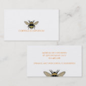 のまわりに金ゴールド小売 名刺 (正面/裏面)