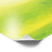 のまわりに飛んでいるが牧草地のイラストレーションを越えて フォトプリント            (角)