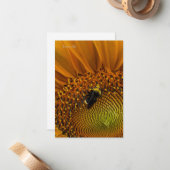 のまわりに&ひまわり ノートカード (正面/裏面インサイチュ)