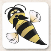 のまわりに（口ひげ） コースター (正面)