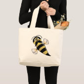 のまわりに(口ひげ) ラージトートバッグ (正面(商品))