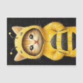 のまわりにAK4Hデカップファッションのかわいい子猫 薄葉紙 (正面)