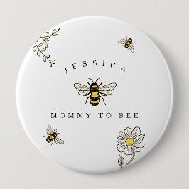のまわりにBuzzy Bee Mommy to Bee 缶バッジ