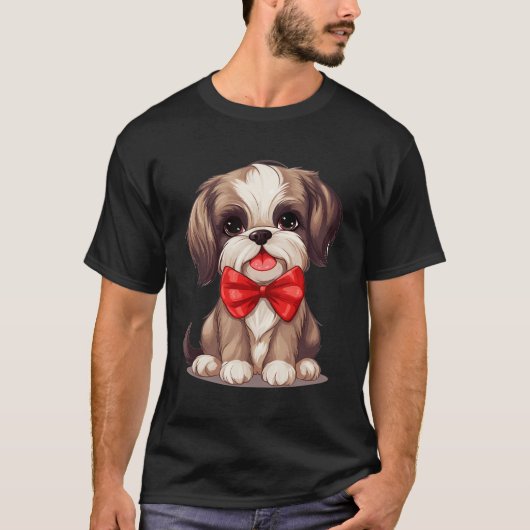 のみマイシーズー(犬)ズー Tシャツ (正面)