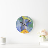 のめい想まろやかな人魚 ラウンド壁時計 (ホーム)